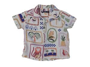 Zudio button front shirt boys size 1.5-2 years